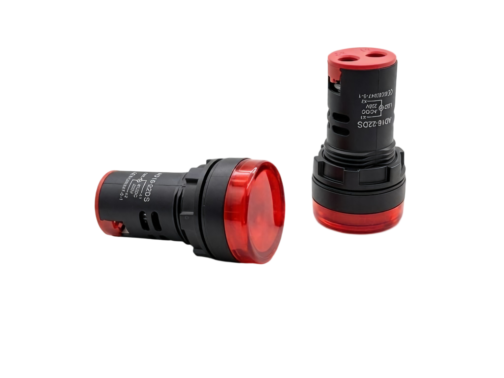 Lampu Penunjuk Juruterbang LED AD16-22DS 22mm | Lampu Isyarat Pemasangan Panel